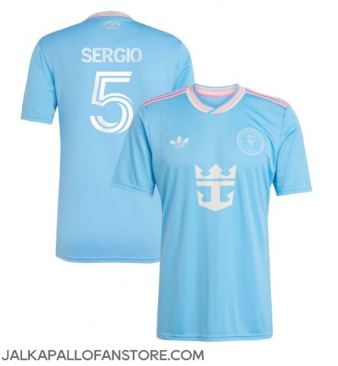 Inter Miami Sergio Busquets #5 Kolmaspaita 2025-26 Lyhythihainen Inter Miami Sergio Busquets #5 Kolmaspaita 2025-26 Lyhythihainen